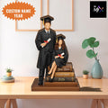 Graduation Wooden Block, Personalized Graduate Couple Gift, Class of 2026 Keepsake