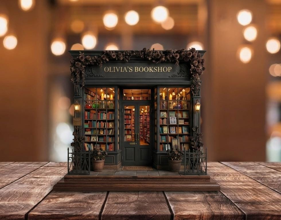 Personalized Library Wooden Block - Custom Name Bookworm Gift - Vintage Bookstore Decor - Librarian Appreciation Gift