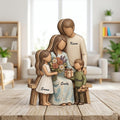 Personalized Family Wooden Block, Custom Name Family Gift, 3D Wood Layered Figurine, Mother's Day Gift, New Home Decor, Custom Family Sign